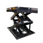 Transverse Electric Double Scissor Lift Table 2.5 Ton With PVC Wrinkled Skirt