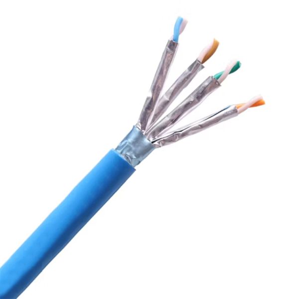 China Shielded CAT8 Cable 22AWG FFTP 2000MHz Industrial LSZH Ready 1000FT factory