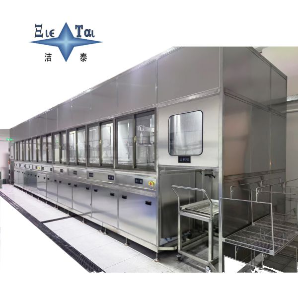 China Hardware Ultrasonic Cleaning Equipment 100KW Automatic Ultrasonic Cleaning Machine factory
