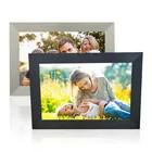 China Tabletop 10.1 inch Lcd Electronic Digital Picture Frame With Calendar Clock For Christmas Gift factory