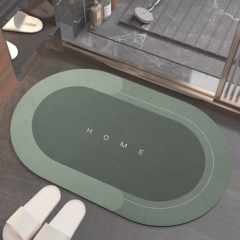 CLASSIC Design Style Super Absorbent Bath Rug Multipurpose Bathroom Rug Non Slip Print Bath Mat