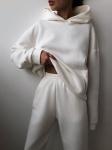 Solid Casual Pullover Elastic Sportswear Tracksuits Long Sleeve Women Hoodies