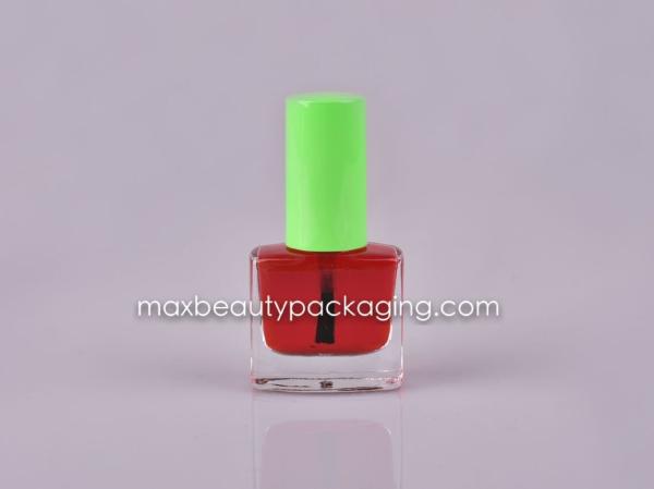 UV solid color coating nail polish cap 10ml nail polish square bottle round
