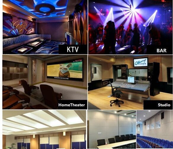 Acoustic Sound Absorption Panel, Wooden Wall Board for Building Material
