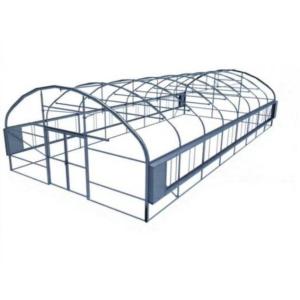 Galvanized PE Film Single Span Greenhouse For Vegetables 9x30m