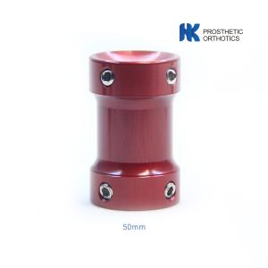 China Aluminum Prosthetic Double Head Adapter For Children Length 50mm factory