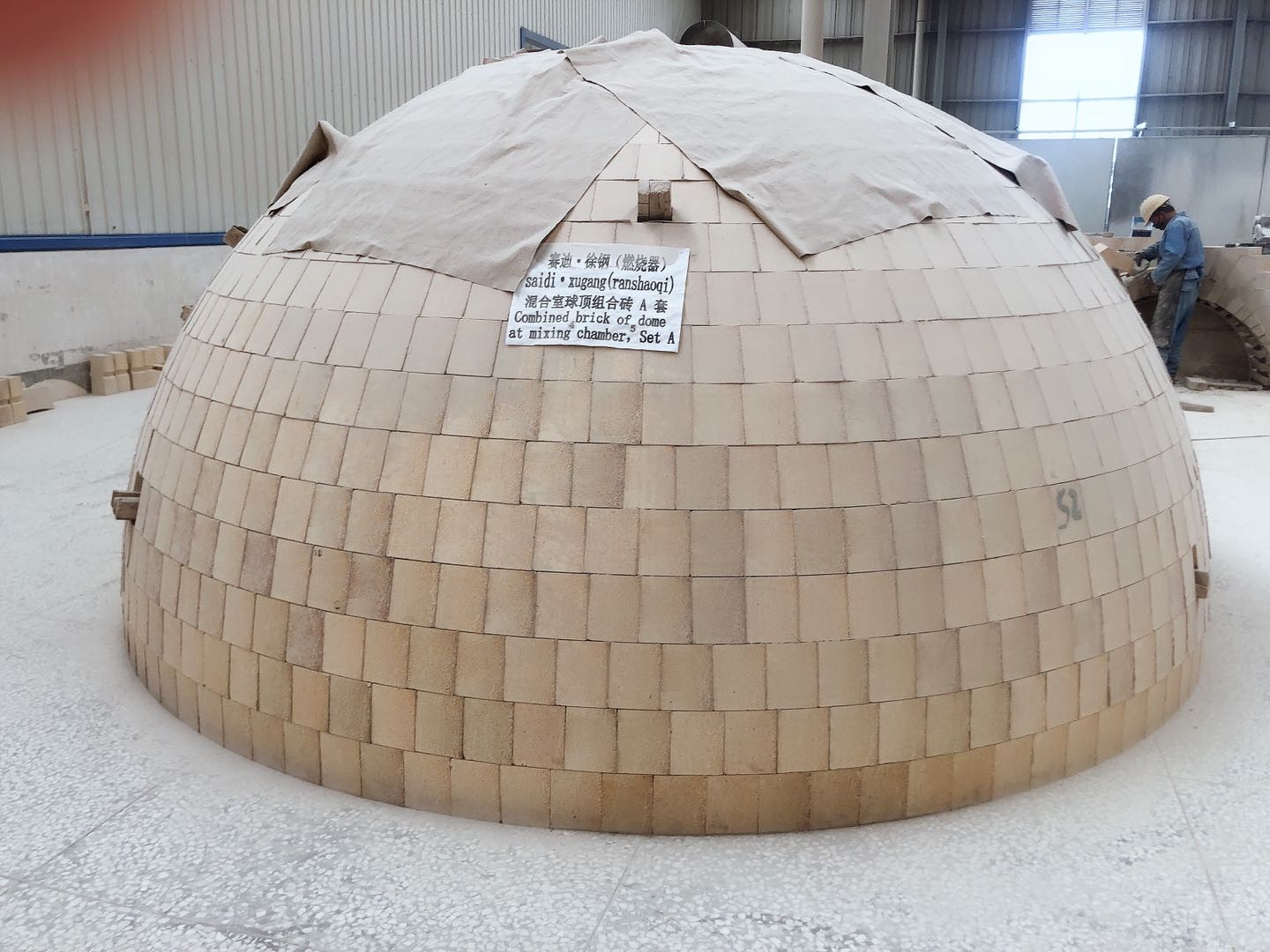 High Temperature 1.0 SiO2 0.2 CaO Mullite Refractory Bricks