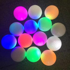 China led golf ball flash golf ball flashing golf ball golf balls LED golf ball factory