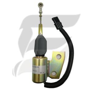 China 3991168 24V Engine Fuel Stop Solenoid For Hyundai R130 Excavator factory