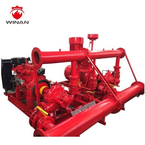 China Horizontal Split Fire Fighting Pump 550KW Diesel Engine Fire Pump factory
