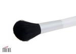 White Synthetic Angled Contour Blush Brush , Single Pro Contouring Makeup