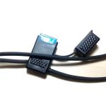 A01916 Leica Survey Accessories Gps Power Cable Sae 2 Pin To Alligator Clips