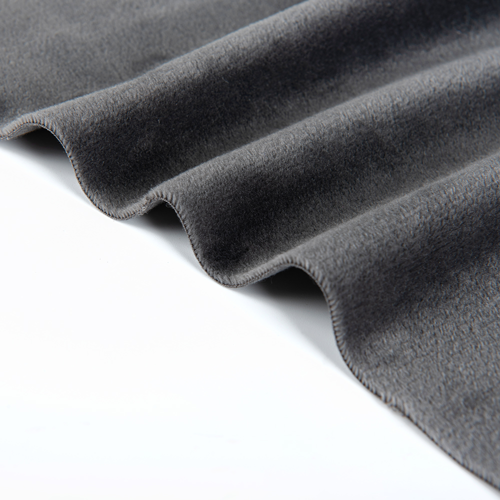 Plain Style 100% Polyester Short Fur Fabric for Home Textile Cushion and Jackets Making