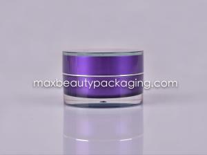 China HOT SALE top quality PMMA cream jar 15g 30g 50g plastic cream jar acrylic plastic cream jar cosmetic packaging factory