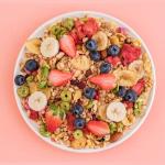 High Fiber Instant Wheat Cereal Oatmeal In Bag With Dried Fruit Nut 360g
