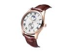 316L Case Genuine Leather Strap Automatic Wristband Watch Waterproof