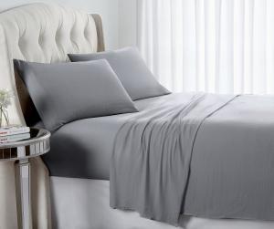 China Modern Hypoallergenic Microfiber Bed Sheet Fitted Sheet Durability For Bedroom Comfort factory