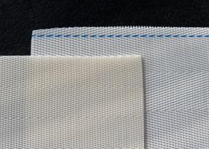 China ISO9001 White And Blue Polyester Sludge Dewatering Belt For Filter factory