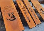 Height 1500mm Corten Steel Garden Screens
