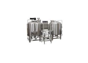 China Steam Heating 100L Pilot Brewing Equipment With Glycol Cooling System ISO / CE factory