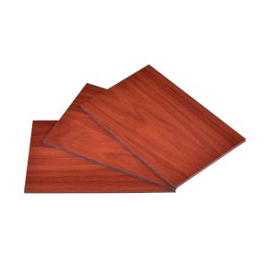 China Fireproof Class B1 Wooden Aluminum Composite Panel Various Colors factory