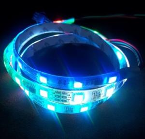 China IP65 Waterproof Digital led strip light 32leds/m RGB color factory
