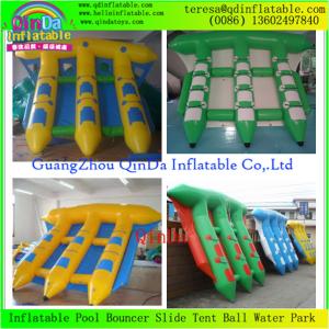 China Hot Selling Water Sport Water Games Double Tubes Inflatable Fly Fish Boat / Water Flyfish factory