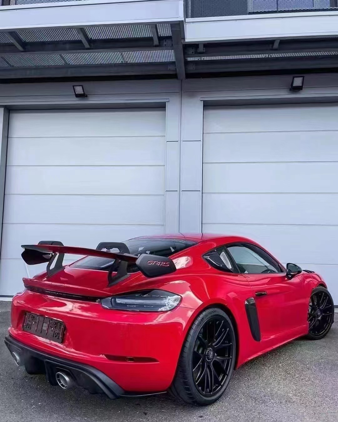 Auto Parts for Porsche 718 981 987 Carbon Fiber Spoiler 718 981 987 Upgraded GT4RS Style Tail Spoiler