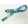 Buy cheap Polyester Printing Dye Sublimation Lanyards , Id Badge Neck Strap With Custom from wholesalers