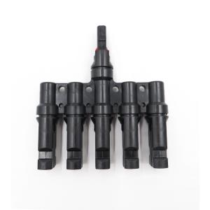 China Male And Female Cable Connector 30A 1000V MC4 T Branch Solar Panel Connector factory