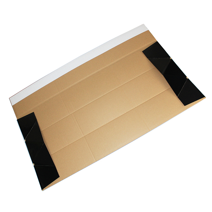 4C Printing Triangle Postal Tubes , 300gsm CCNB Black Cardboard Box