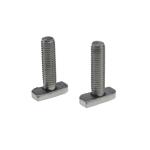 ISO9001 Micro Machining SS304 M8 Tee Head Bolt