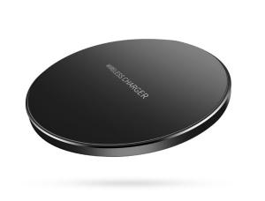 China Portable Wifi Mobile Charger , Iphone / Samsung Galaxy Qi Wireless Charger Charging Pad factory