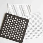 Powder Coating Surface Aluminum Alloy Perforated Mesh Panels For Decorative
