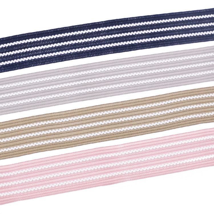 China KJ20041 4cm Braided Cotton Jacquard Ribbon Trim factory