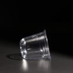 U Shape Stackable Disposable Plastic PET Cup 10oz For Cold Coffee