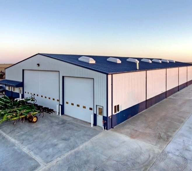 Industrial Modular Steel Frame Building Complex Steel Frame Building For Warehouses Sheds