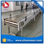 Stainlees Steel Slat Chain Conveyor with Good Load Capacity