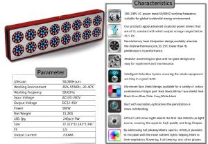 China Plant Gowing Dual Spectrum 600W Grow plant Light Pflanze wachsen Licht factory