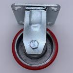 100 mm Cast Iron Rigid Heavy Duty Caster