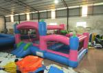 Kids Outdoor Custom Made Inflatables Bounce House Combo 0.55mm Pvc Tarpaulin