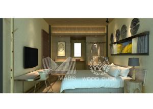 China Wind Resistance Prefabricated Wooden Houses With Good Antiflaming Ability factory