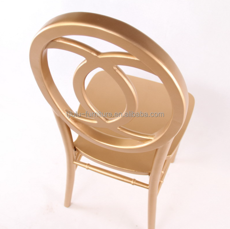 Solid Wood Wedding Chairs Stackable Banquet Chairs for Events in Nordic Style and Durability