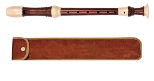 OEM 8 HOLE German/Baroque Alto Plastic Recorder with skin bag promotion -AG8A