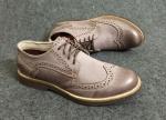 OEM Oxford Style Men Business Casual Shoes , Genuine Leather Lace Up Derby Shoes