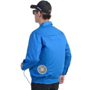 China Electric Welding Cooling Fan Jacket Flame Retardant Pure Cotton Polyester Lining factory