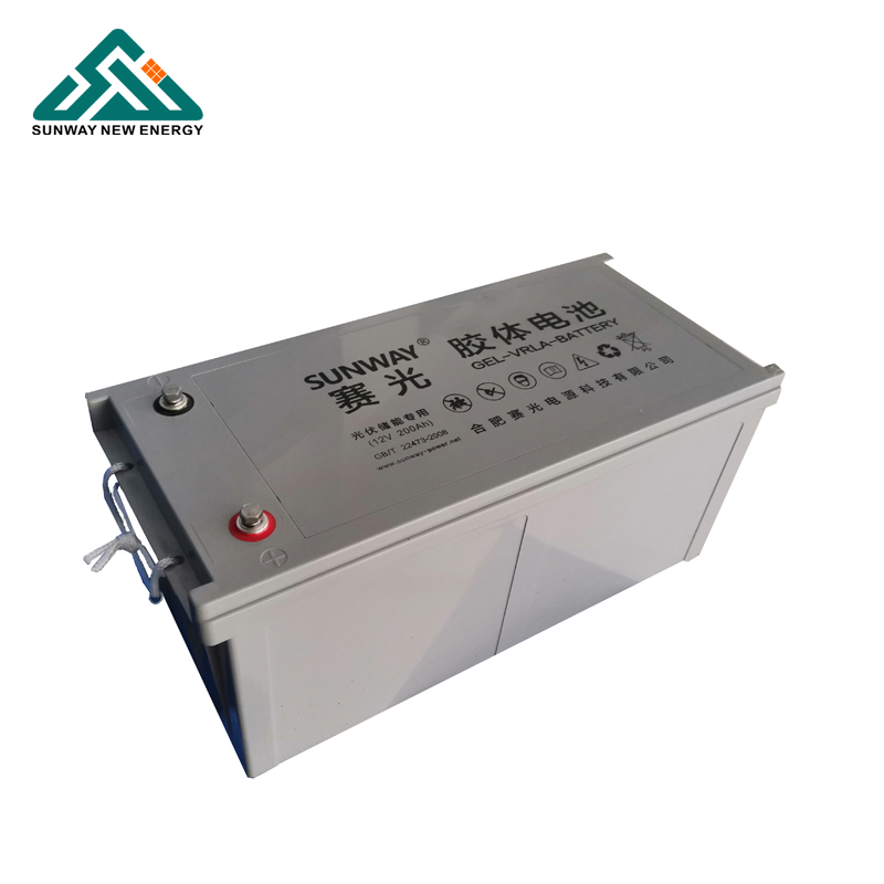 OEM/ODM Acceptable 12V Sealed Gel Battery for Solar Energy System 150ah 200ah 250ah