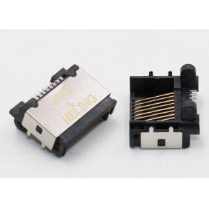 China Through Hole Customized Low Profile RJ45 Tab Up Female Lan Connector factory