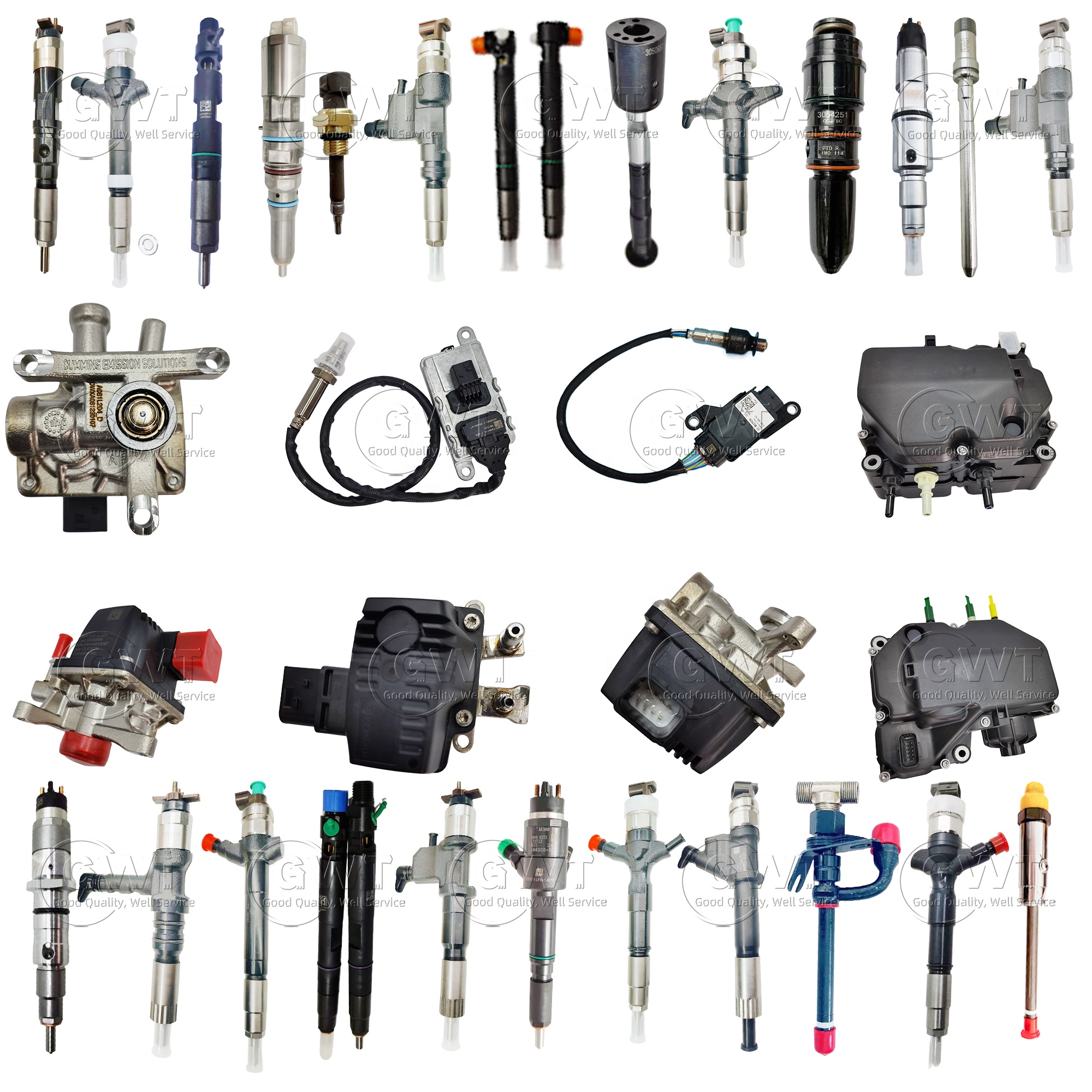 Common rail injector 0445116017 0986435420 0445116018 33800-2F000 fuel injector for 0445116017 0986435420 0445116018 33800-2F000
