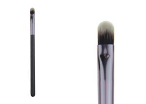 China Grey Natural Flat Synthetic Concealer Brush Cosmetic Makeup Brushes Set factory